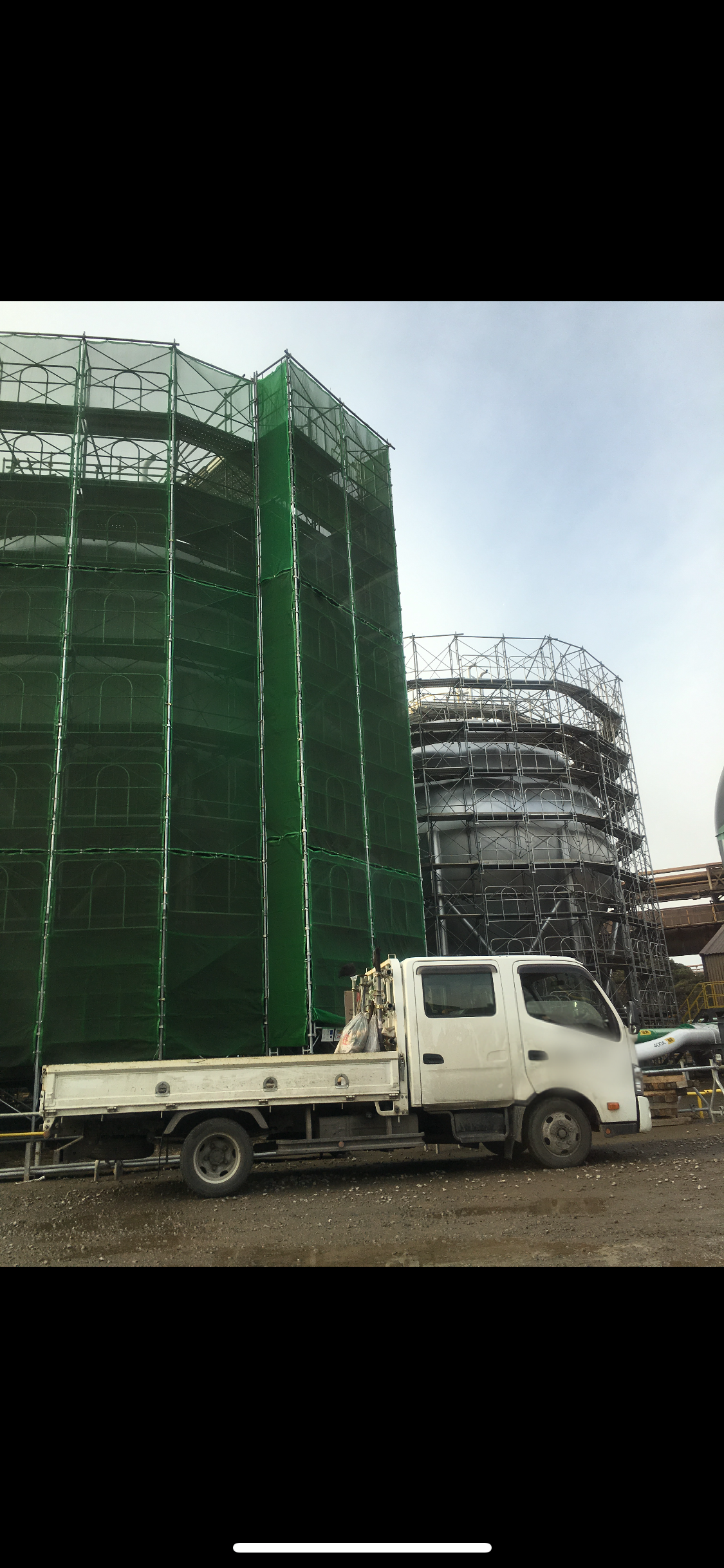 31.01~ 球形タンク 2基